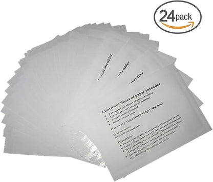 VANRA Shredder Lubricant Sheets (Pack of 24)
