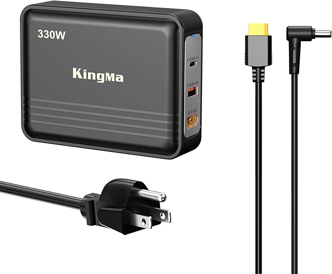 330W ASUS ROG Strix Scar 18 Gaming Laptop Charger, 3-Port PD 3.0 (20V/16.5A) ROG Zephyrus Fast Charging Adapter Compatible with ROG Strix Scar 16/17/18, Zephyrus M16 GV601/Duo 16 GX650