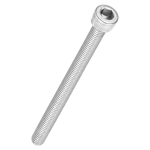 Kozelo 10pcs Socket Head Cap Screws - [M6-1 x 85mm] 304 Stainless Steel Allen Socket Drive for Electrical Motor 3D Printing Fan Engine Replacement Use, Silver