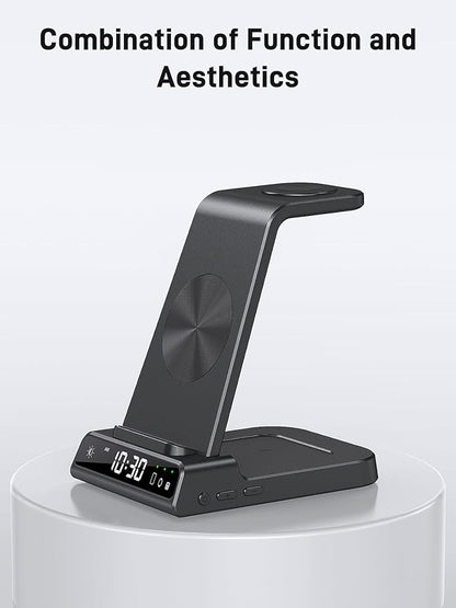 Wireless Charger for Samsung Charging Station, 3 in 1 Android Phone Charger for Samsung Galaxy S25 Ultra/S24 Ultra/S23/Z Fold7/Flip7, Galaxy Watch 8/8 Classic/Ultra/7/6/5, Galaxy Buds 3 Pro/3