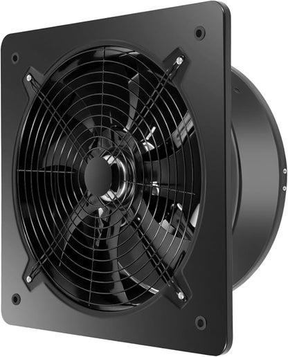 PureLinensliey 16 inch Industrial Fan, High Airflow Ventilation Exhaust Fan, Window Exhaust Wall Mounted Ventilation Basement Extractor Industrial Fan for Home Garage Office Commercial Use