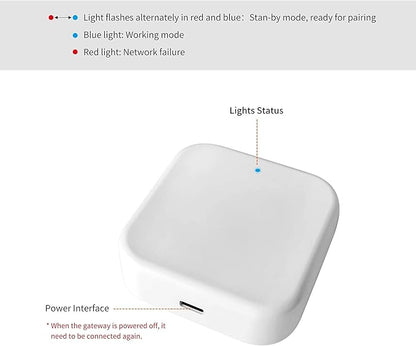 G2 Wifi Gateway Smart Lock for Voice Control, Wi-fi Bridge to TTLock App for Remote Control