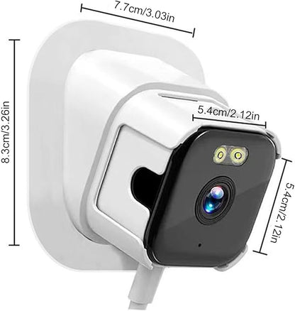 ciciglow 2K Window Camera, 2.4GHz & 5GHz WiFi Indoor Camera for Home Security, with AI Full Color Night Vision, PIR Motion Detection, Anti Glare