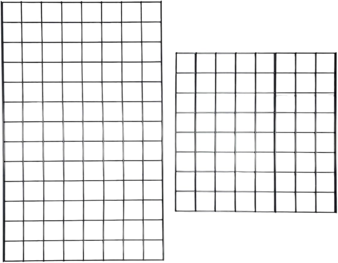Only Hangers Heavy Duty 2' x 5.5' Gridwall Art Display Panel with EZ Slide-On Grid Legs - No Hardware or Tools Required - No Screws, Nuts, or Washers. (Set of 1)