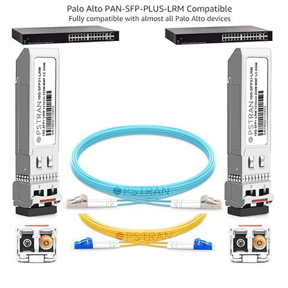 OPSTRAN 10GBASE-LRM SFP+ Optical Transceiver Module Compatible with Palo Alto PAN-SFP-Plus-LRM 10G SFP+ 1310nm 220m DDM Duplex LC MMF