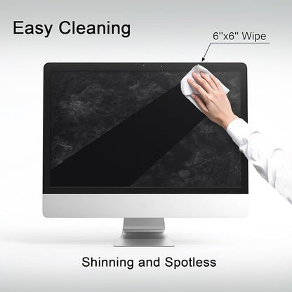 ARCHXX Screen Wipes for Electronics, 240 Count 6"x6" Pre-Moistened Screen Cleaner for Screens, Computer,Laptop,Tablet,Phone,Monitor,Car Screen Cleaner, Lens Wipes Individually Wrapped