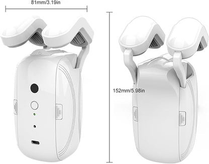 Smart Automatic Curtain Opener - Remote Controled by App/Timer/Voice,Upgraded High-Performance Motor, Automatic Light Sensor, Add Gateways, For Google Alexa, No Remote (Only for Roman Rod)