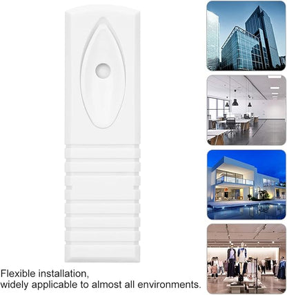 MUNEFE Wired Photoelectric Vibration Alarm Sensor, Home Security Detector Alarm Sensor, Wired Smart Glass Break Detector for Providing Rugged Data Protection