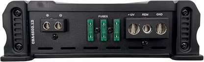 Orion Cobalt CBA4500.1D Monoblock 1-Channel Class D Amplifier for Car Subwoofer, 4500W, 1/2/4 Ohm Stable, Adjustable Low Pass & Subsonic Filter with Bass Boost, MOSFET Power Supply, Bass Knob Included