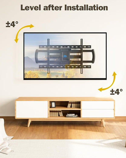 Mounting Dream UL Listed Full Motion TV Wall Mount for Most 42-84'' TVs, TV Mount with Premium Ball Bearing Design for Smooth Extension and Swivel, Max VESA 600x400mm, 100LBS, Up to 24'' Wood Stud