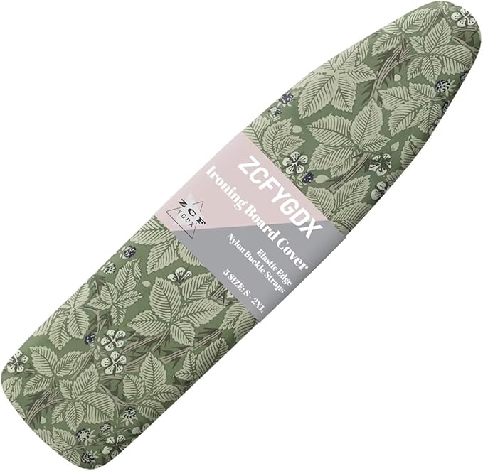 ZCFYGDX Ironing Board Covers Lightweight & Breathable Anti-Slip & Wear-Resistant (15 x 54 in) with Nylon Buckle Straps Elastic Edge Easy to Install, Scorch Resistant, William Morris Prints Size-XL