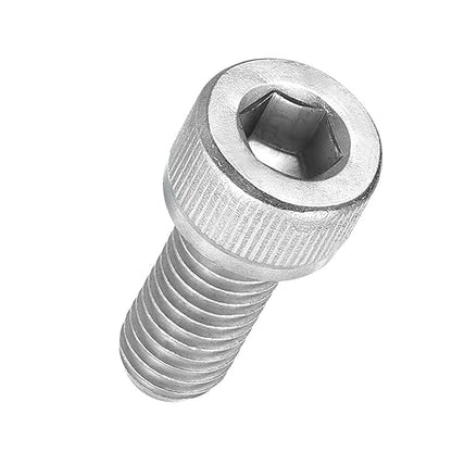 Kozelo 10pcs Socket Head Cap Screws - [M8-1.25 x 18mm] 304 Stainless Steel Allen Socket Drive for Electrical Motor 3D Printing Fan Engine Replacement Use, Silver