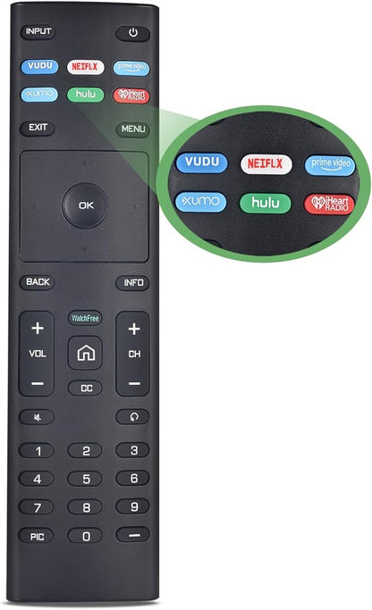 XRT136 for Vizio Smart TV Remote,Replacement Control for Vizio Smart LED LCD HD 4K UHD HDR TVs D-Series,E-Series, M-Series, P Series, PX Series, V-Series