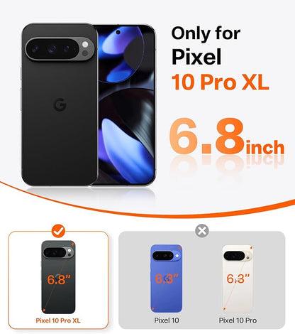 TORRAS Magnetic & Stand for Google Pixel 10 Pro XL Case, Fit for MagSafe, Military Grade Drop Protection, Slim Fit for Google Pixel 10 Pro XL Phone Case with Sturdy Kickstand, Translucent Matte Green