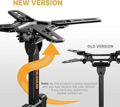 Perlegear Full Motion TV Wall Mount Bracket for Most 13-43 Inch LED LCD Flat Curved Screen TVs & Monitors, Swivel Tilt Extension with Articulating Arms, Max VESA 200x200mm up to 44lbs