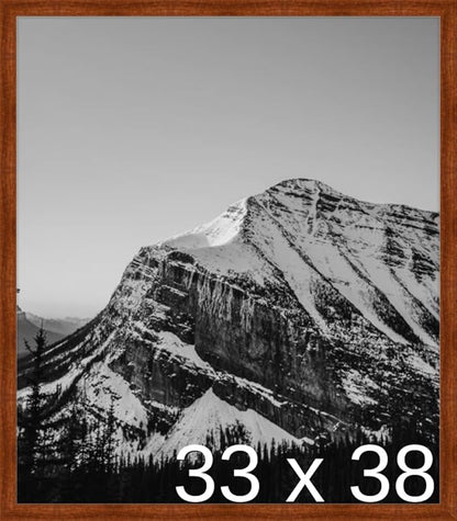 Frame It Easy 33 x 38 Russet Wood Frame (Derby)