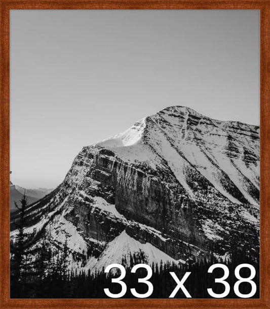Frame It Easy 33 x 38 Russet Wood Frame (Derby)