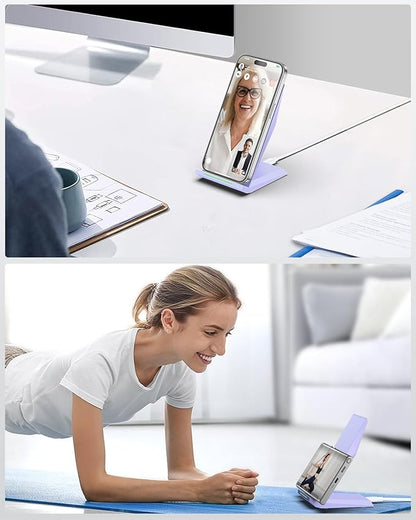 NANAMI Wireless Charger - Fast Qi-Certified Wireless Charging Stand Compatible Apple iPhone 16/16 Plus/16 Pro/16 Pro Max/15/14/13/12 Pro, Desktop Phone Charger for Samsung Galaxy S25/S24/S23/S22/S21