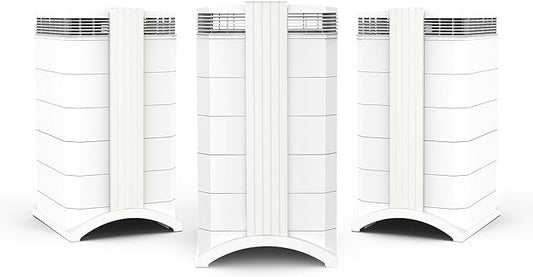 IQAir HealthPro Plus XE Air Purifier - 3-Pack- Smart HyperHEPA Filtration for Large Rooms up to 3375 sq ft - Viruses, Allergens, Smoke, Mold, Dust, Pet Dander, Swiss Made, WiFi Enabled