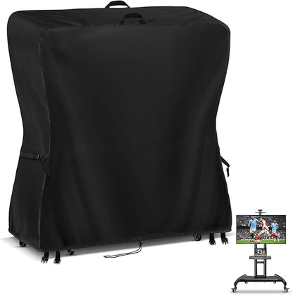 Hdenmist Outdoor TV Cover 44 Inch Weatherproof, Waterproof Outdoor TV Stand Covers for Rolling Mobile TV Stand Cart, TV Screen Protector Covers for Outside- 44”L x 14”W x 55”H(Cover Only)