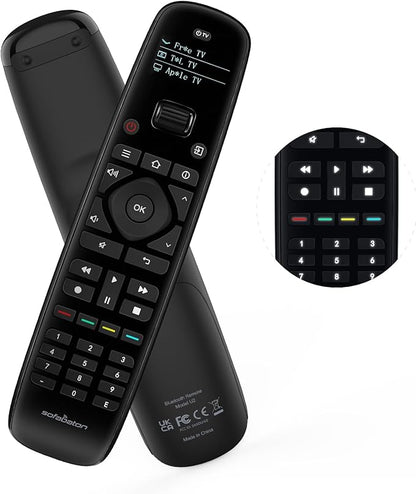 SofaBaton U2 Universal Remote Control (with Backlight) with APP and Macro Buttons, Extended Infrared Range, Raise-to-Wake, Compatible with IR & Bluetooth Devices, All-in-one Smart Universal Remote