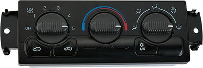 ZAPOSTS Climate Control Module Fits for GMC Sierra Yukon & Chevy Silverado Suburban Tahoe 1999-2002.Replaces 599-266, 15054697,15753264.Heater A/C Air Conditioning Switch.without rear window defroster