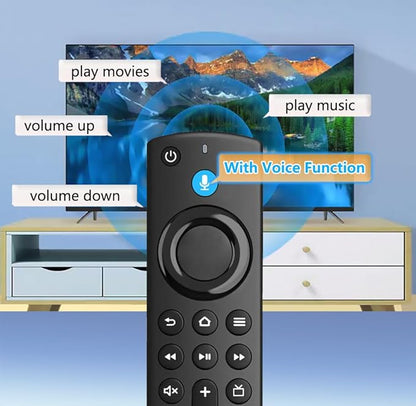 Voice Remote Replacement for Stick 4k 3rd Gen, Fit for Smart TV Stick/ 4K Max, 3rd Gen, 2nd Gen, Lite, Cube(1st Gen & 3nd Gen)
