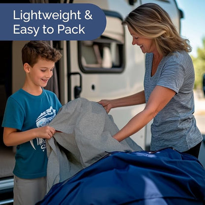 RV Short Queen Sheet Set 60 X 75 - 4 Piece RV Short Queen Bed Sheets - Soft, Breathable & Cooling - Designed for Bunks, Trailers & Campers - Fits 8” to 12" Mattress - Luxury Bedding - Heathered Grey