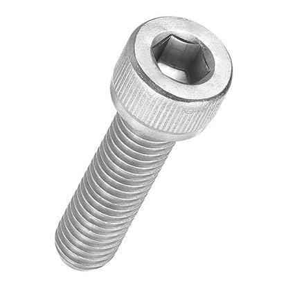 Kozelo 20pcs Socket Head Cap Screws - [M8-1.25 x 30mm] 304 Stainless Steel Allen Socket Drive for Electrical Motor 3D Printing Fan Engine Replacement Use, Silver