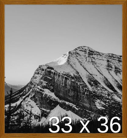 Frame It Easy 33 x 36 Hazel Wood Frame (Derby)
