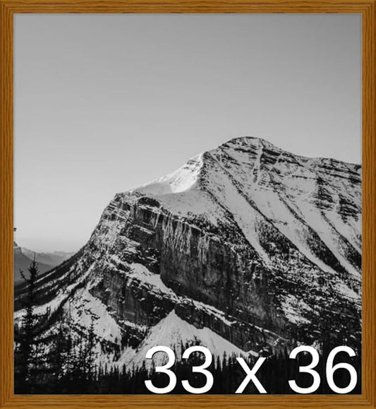 Frame It Easy 33 x 36 Hazel Wood Frame (Derby)