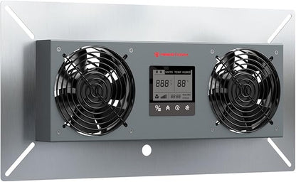 Abestorm Crawlspace Ventilation Fan, Crawl space Ventilator Fan with Humidistat, Temperature Controller, Moisture Reducing, for Crawl Spaces Garage Attic Hydroponics Grow Tents, 240CFM Air-out