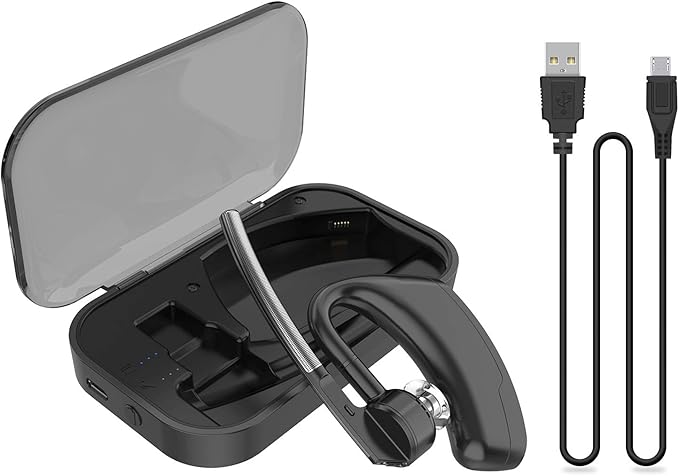 Power Charging Case Compatible with Plantronics Bluetooth Headset Voyager Legend, 2-in-1 Portable Charger Case with LED Status(Only Include The Charging Case)