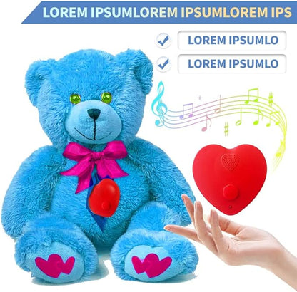 XLW 16min Voice Recorder for Stuffed Animals,Personal Voice Message Recordable Sound Recorder Chips Module for Mother's Day Christmas Plush Toy,Manual DIY Sound Creative Presents for Boyfriend (Red)
