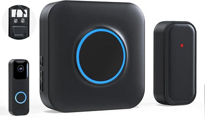 BITIWEND Wireless Doorbell Chime for Blink - Compatible with Blink Video Doorbell and Blink Video Doorbell (2nd Gen) with Wired Transmitter (1 Video Doorbell Extender 1 Receiver）