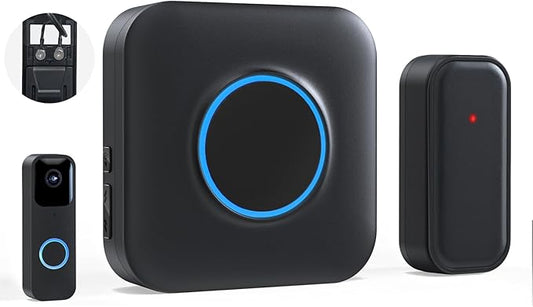 BITIWEND Wireless Doorbell Chime for Blink - Compatible with Blink Video Doorbell and Blink Video Doorbell (2nd Gen) with Wired Transmitter (1 Video Doorbell Extender 1 Receiver）
