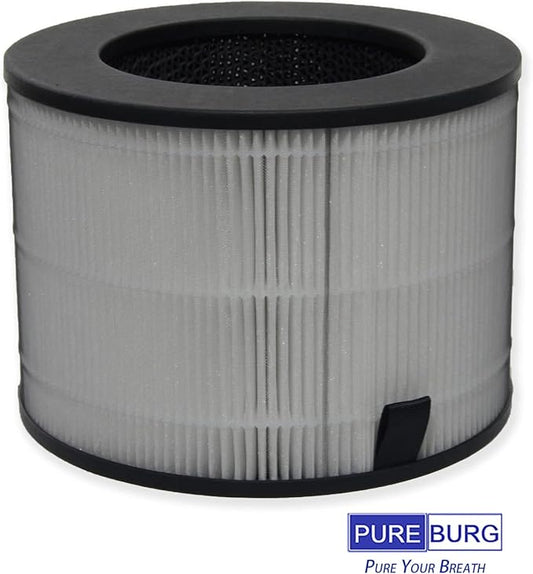 PUREBURG Replacement Filter Compatible with LG PuriCare AeroTower U9C Series U9CV2B U9CS1C U9CV1C Air Purifying Fan,H13 4-Stage Filtration Activated Carbon Air Clean