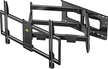 Heavy Duty Long Arm TV Wall Mount for Most 42-95 inch TVs,Full Motion TV Mount with 42.6" Extension Arms,Tilt Swivel Wall Mount Bracket Fits 16-24" Studs Holds 220 lbs,VESA 800x400MM by FORGING MOUNT