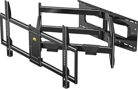 Heavy Duty Long Arm TV Wall Mount for Most 42-95 inch TVs,Full Motion TV Mount with 42.6" Extension Arms,Tilt Swivel Wall Mount Bracket Fits 16-24" Studs Holds 220 lbs,VESA 800x400MM by FORGING MOUNT