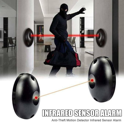 Infrared Safety Sensor for Automated Gate - Single Beam Photoelectric Detector Pair, 12-24V Outdoor Security Sensor with Infrared Detection, Compatible with Gate Safety Beam Systems