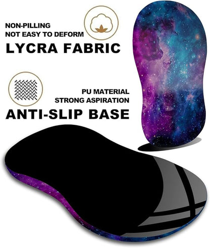 KUOSGM Mouse Pad Wrist Support, Ergonomic Mouse Pad with Massage Dot, Comfortable Computer Mouse Pad for Laptop, Wrist Rest Pain Relief Mousepad with Non-Slip PU Base for Office & Home, 12 x 8 in