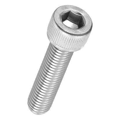 Kozelo 12pcs Socket Head Cap Screws - [M10-1.5 x 40mm] 304 Stainless Steel Allen Socket Drive for Electrical Motor 3D Printing Fan Engine Replacement Use, Silver