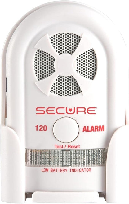 Secure Chair Alarm for Elderly Dementia Patients - 12x12 in Pressure Sensor Pad, 80-120 dB Monitor - Fall Prevention Devices, Monitoring Kit Caregiver Alert, Perfect Complement to Bed Alarm