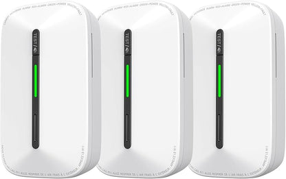 Siterlink Carbon Monoxide Detectors Plug in,10 Year Replaceable Battery Operated Co Monitor Alarm,Plug and Play Co Detector,Portable Carbon Monoxide Detector for Home,Traval,RV,Hotel GS846A 3 Pack