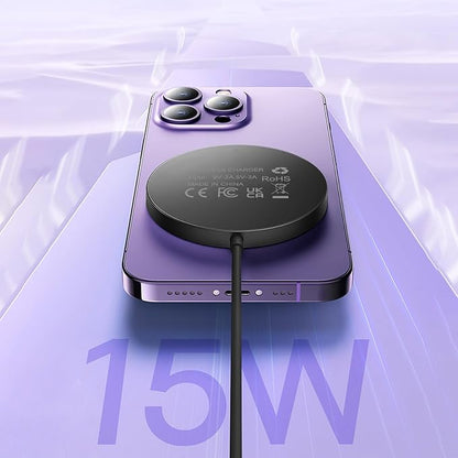 Magnetic Wireless Charger for iPhone 16/16 Pro/16 Plus/16 Pro Max,FDGAO 2 in 1 15W Fast Magnetic Charging Compatible with iPhone 15/14/13/12 Series and AirPods 4/3/Pro