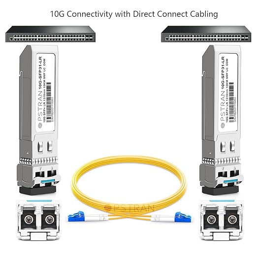 OPSTRAN 10GBASE-LR SFP+ Optical Transceiver Module Compatible with Arista Networks SFP-10G-LR 1310nm 10km DOM Duplex LC SMF 4 Pack