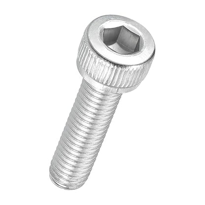 Kozelo 50pcs Socket Head Cap Screws - [M5-0.8 x 20mm] 304 Stainless Steel Allen Socket Drive for Electrical Motor 3D Printing Fan Engine Replacement Use, Silver