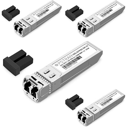 OPSTRAN 10GBASE-SR SFP+ Optical Transceiver Module Compatible with Brocade 10G-SFPP-SR 850nm 300m DOM Duplex LC MMF 4 Pack