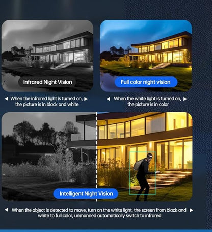 4G LTE Cellular Security Camera Wireless Outdoor，No Wifi Solar Powered Outside Camera , 2K Color Night Vision, PIR Motion Sensor, 360° Live View, 2-Way Audio, SIM Card $ SD Card Included, Free Trial
