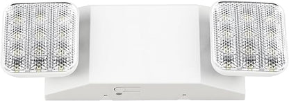 Sunco LED Emergency Lights, Commercial Lighting for Business, Power Outages, Offices, with Backup Battery (90 Minutes), Wall Mount, Hard Wired, 120-277V, Fire Resistant (94V-0) UL.